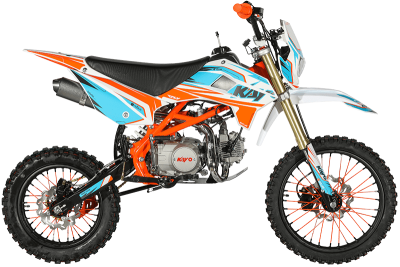 Питбайк KAYO Basic YX125 Объём, куб: 125 | Мощность, л.с.: 11 | Охлаждение: Воздушное | Двигатель: YX153FMI | Колесная база, мм: 1225 | Размер колес: 17/14 